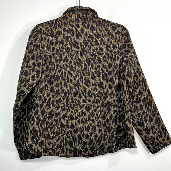 Laura Ashley‎ Animal Print Button Up Jacket - Picture 3 of 4